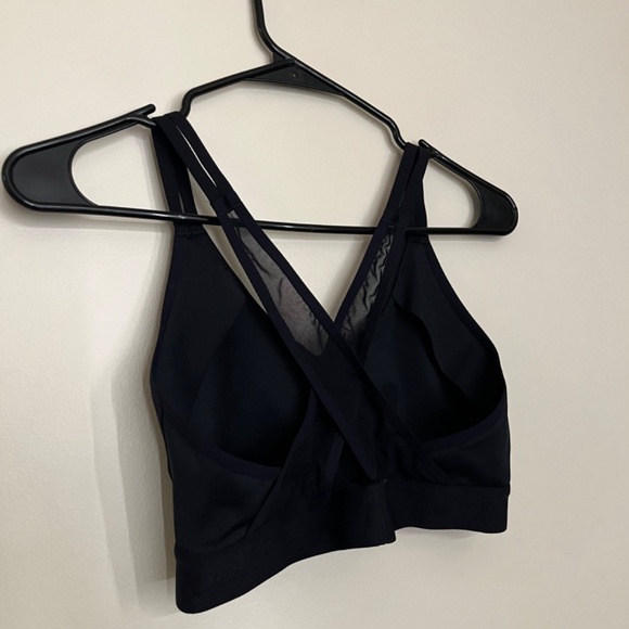 Brooks Mesh Strap Sports Bra- Size M Black - Picture 2 of 4